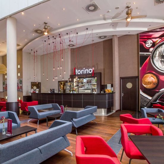 Lounge view of Qubus Hotel Krakow