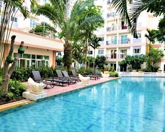 Park lane Pattaya with large lagoon swimming pool - Bang Lamung - Pool