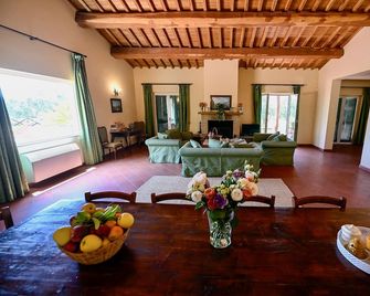 Tenuta Santa Cristina - Luxury 8 beds Villa w/ private Pool and Tennis near Rome - Magliano Sabina - Dining room