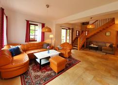 Luxury with swimming pool and sauna in beautiful nature of Bohemian paradise - Turnov - Wohnzimmer