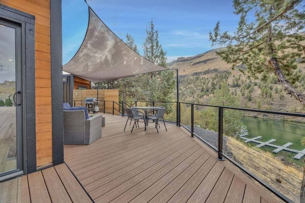 Lake Simtustus Resort Juniper Hill Tiny Home #11 - Hot Tub - Madras - Balkón
