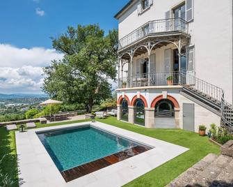 Volange - Homely house with pool, garden and amazing view - Saint-Didier-au-Mont-d’Or - Piscina