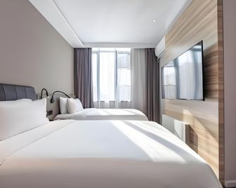 Hanting Hotel Shanghai Jinshajiang Road Metro Station - Σανγκάη - Κρεβατοκάμαρα