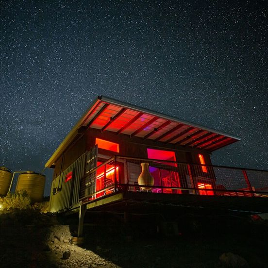 Building view of Off-Grid, Modern Cliff House