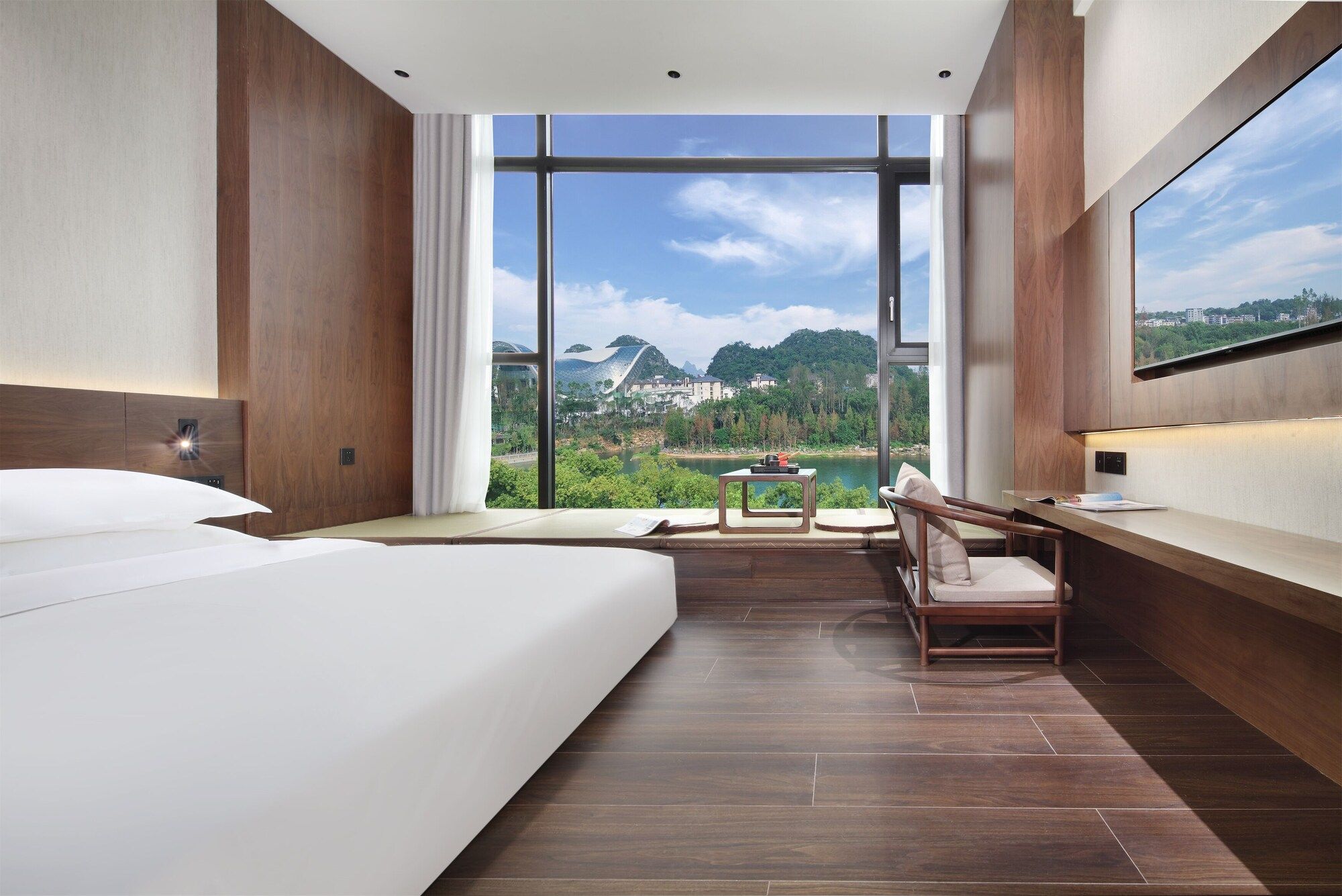 Riverside Wing Hotel Guilin - גילין - חדר שינה