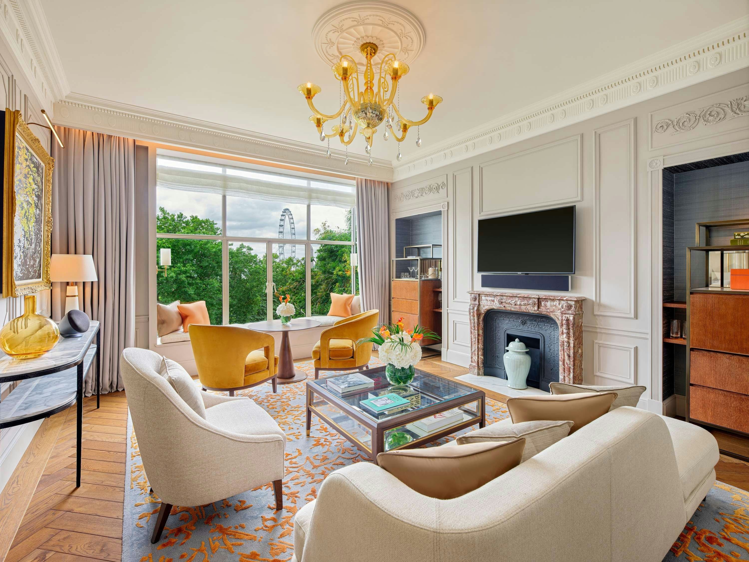 فندق سافوي لندن - لندن - غرفة معيشة