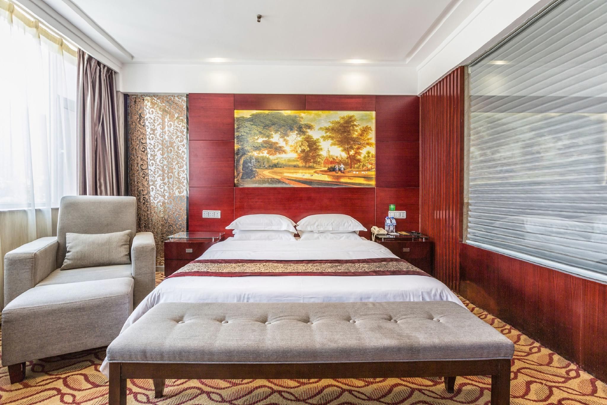 Shanxi Huayuan Hotel - טיוואן - חדר שינה