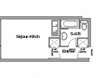 Studio 3 places au pied des pistes, animaux acceptés - FR-1-340-92 - Chamrousse