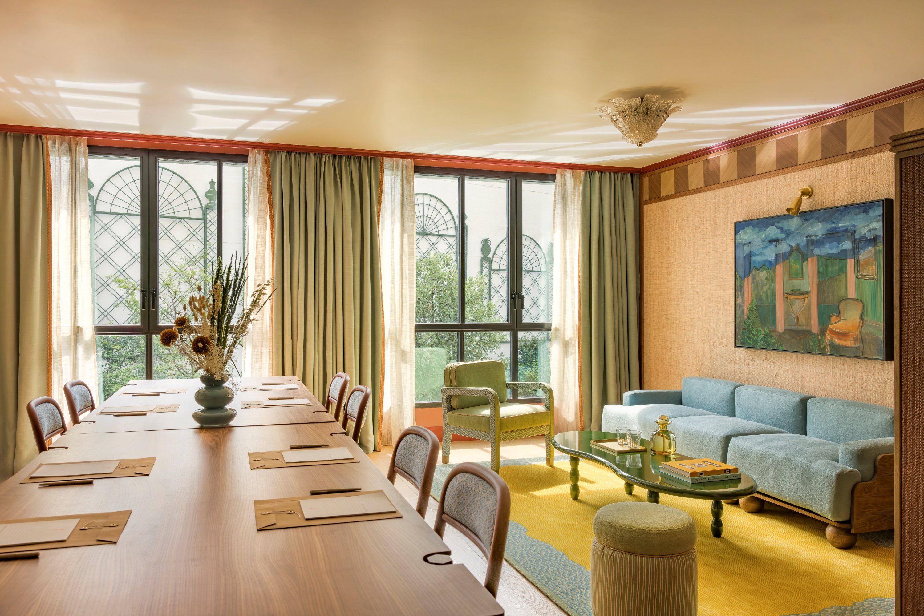 Conference room view of La Fantaisie