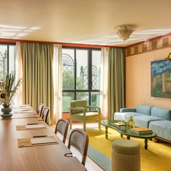 Conference room view of La Fantaisie