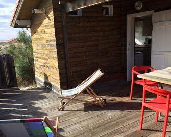 Wood Chalet Beach Contis - Contis-les-Bains - Patio