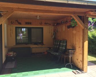 Mirow / Lärz- Quiet Pur- Forest & Lake - house, fireplace, property - Lärz - Patio