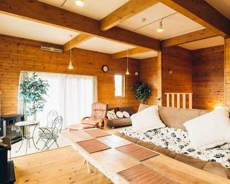 Lake View Log House In Lake Toya - Toyako - Wohnzimmer