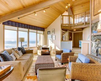 Haystack Views Vacation Rental - Cannon Beach - Pokój dzienny