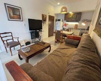 Apart San Telmo with pool and barbecue - 布宜諾斯艾利斯 - 客廳