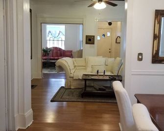 Downtown GR apartment on Medical Mile, covered front porch cross from Coit Park - Grand Rapids - Living room