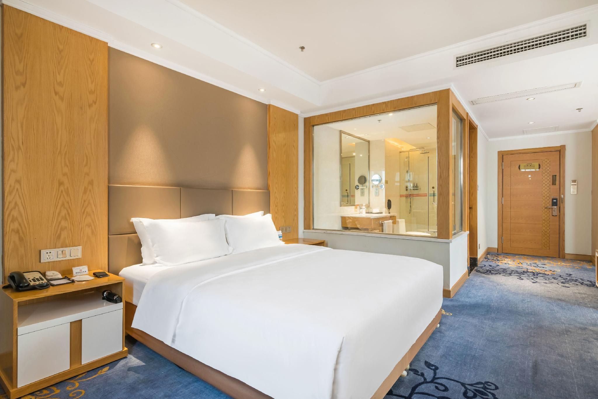Jindu Lanhai Junhua Hotel (Xuzhou Feng County Feilong Lake) - Xuzhou - Bedroom