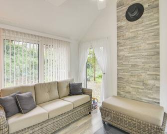 Worcester Home on Indian Lake with Shared Boat Dock! - Worcester - Living room
