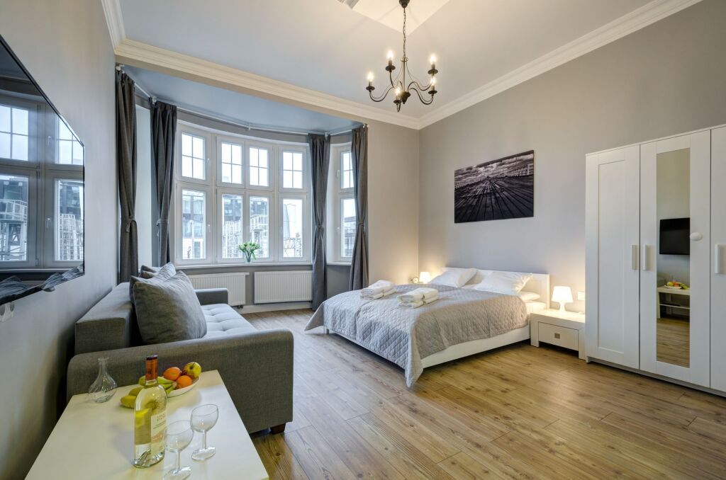 Dom & House - Apartments Podjazd Central Sopot - סופוט - חדר שינה