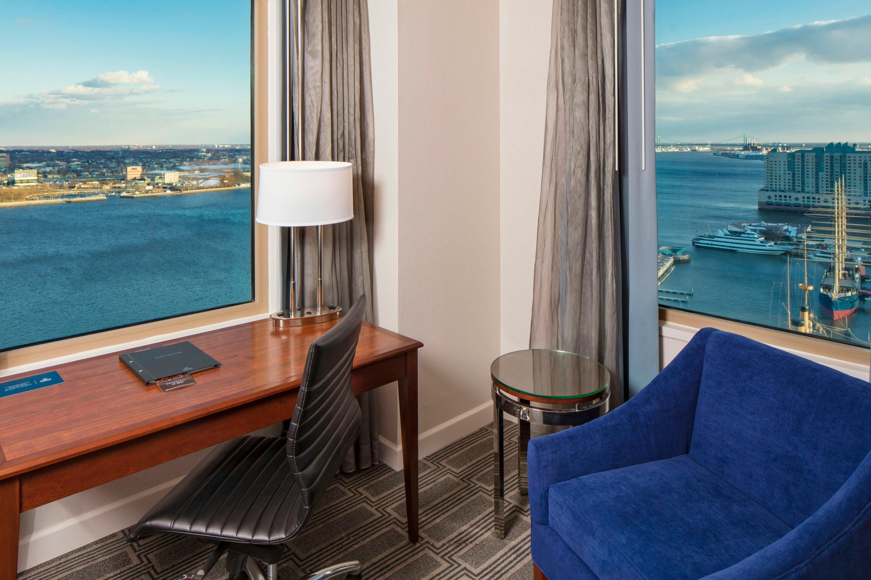 Hilton Philadelphia at Penn's Landing - פילדלפיה - חדר שינה