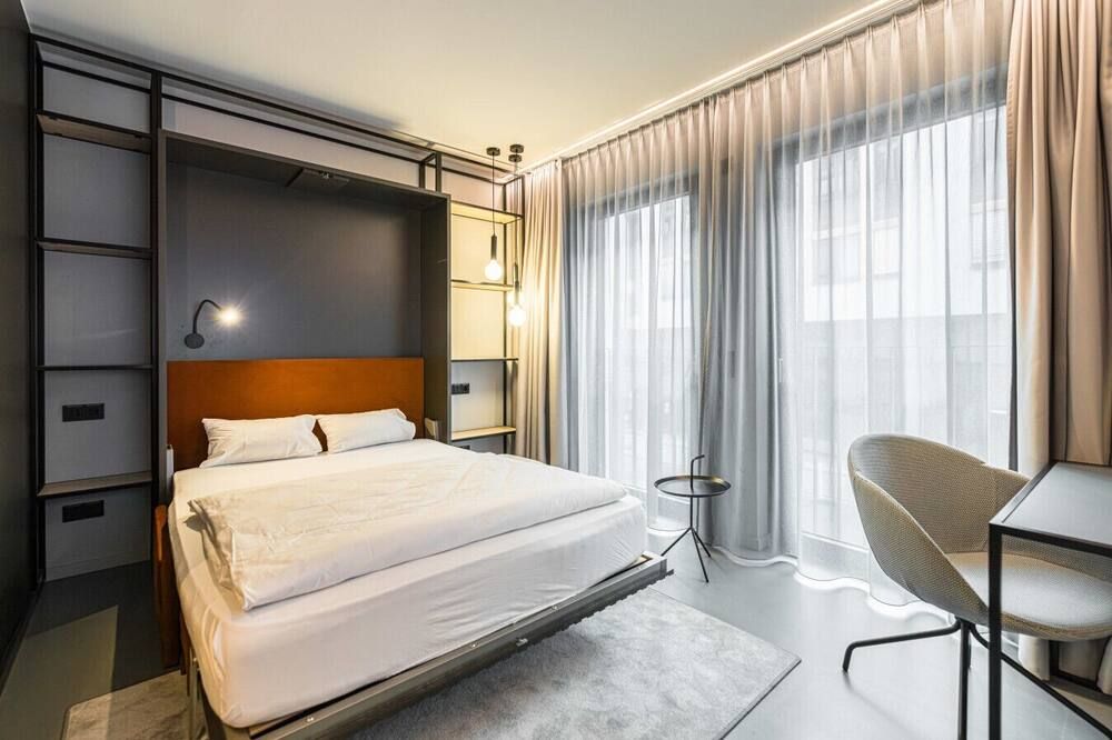 يوما أبارتمنتس لايبزيج برلينر ستراسي - ليبزيغ - غرفة نوم