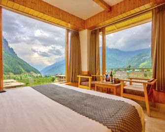 La Aero Resort Home in Snow Mountains - מאנאלי - חדר שינה