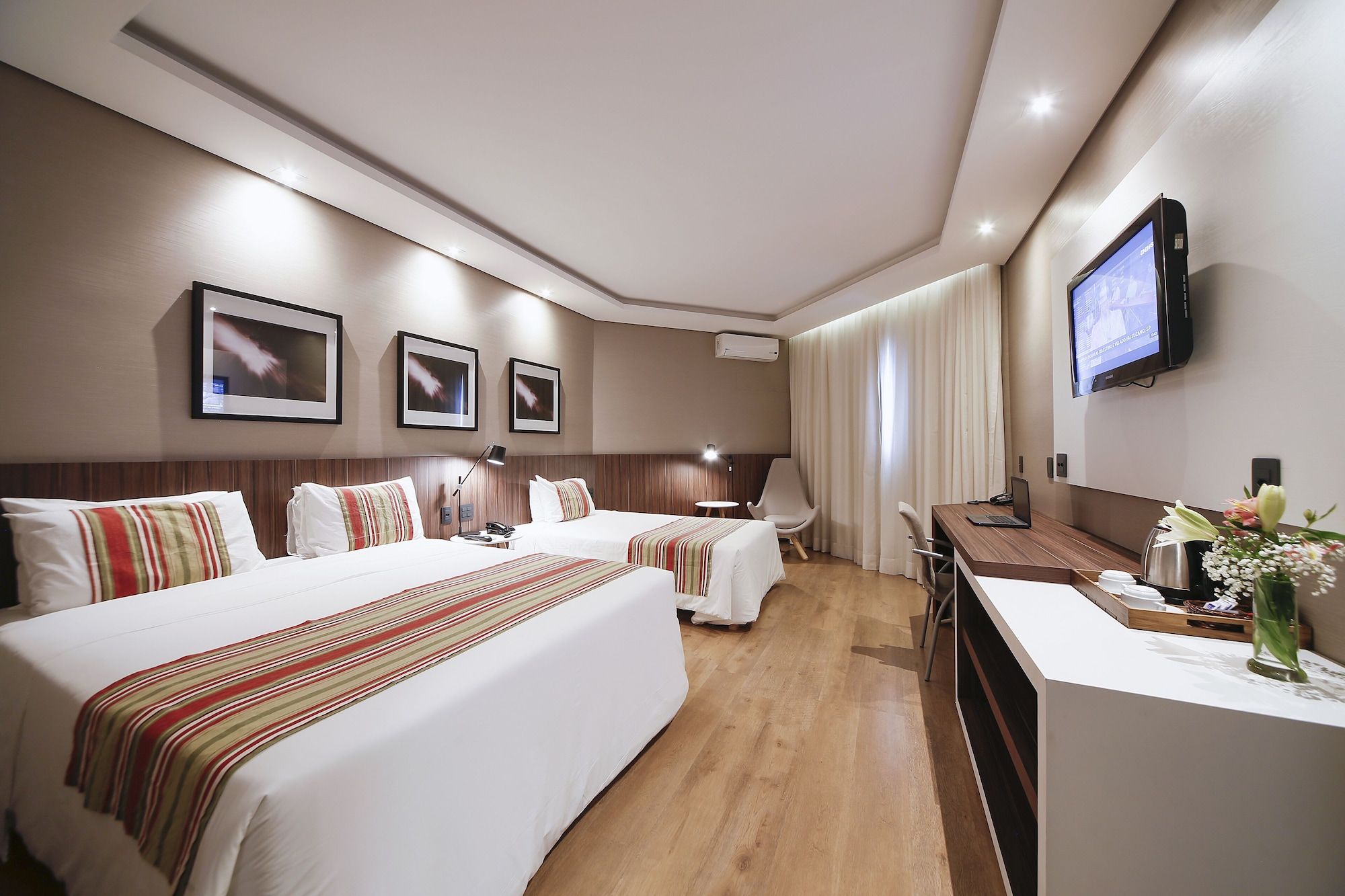 Grand Hotel Royal Sorocaba by Atlantica - Sorocaba - Phòng ngủ