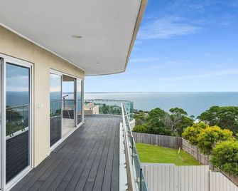 Cliffside Castle With Bay And City Views - Mount Martha - Balkón