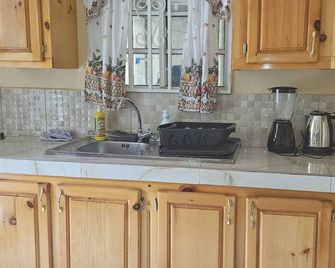 Jacob's Cozy Oasis: 1BR in Marigot w/ Wi-Fi, A/C, Kitchen – 5 Mins to Airport - Marigot - Cocina