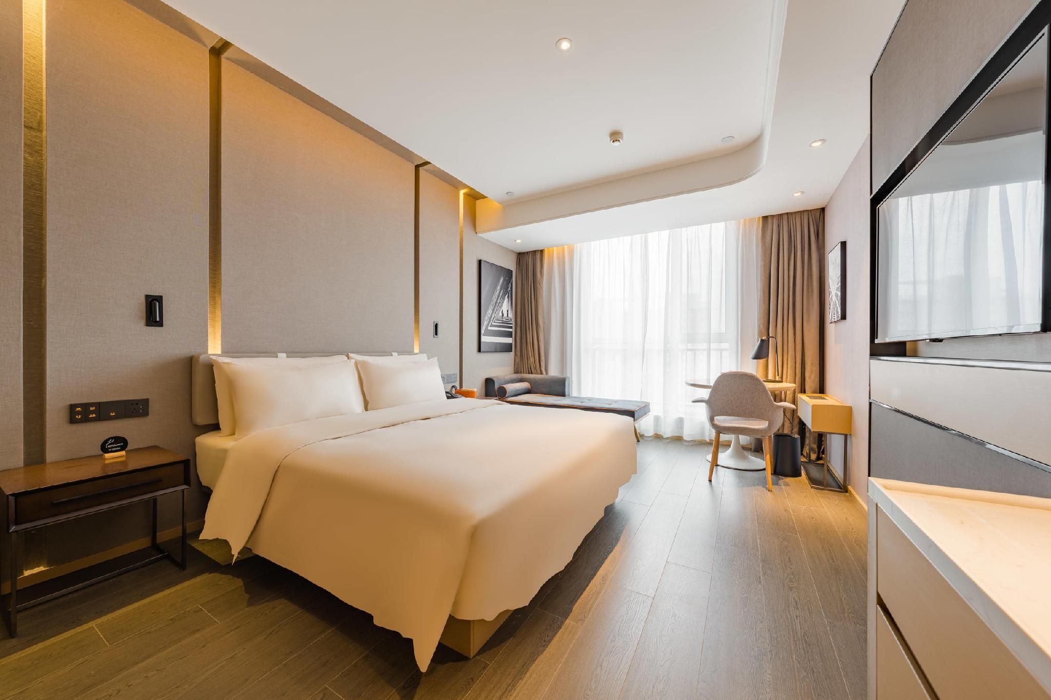 Atour Hotel Langfang High-speed Railway Station - לאנגפאנג - חדר שינה