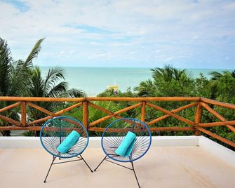 La Puerta Azul Beachfront - Adults Only - Holbox - Balkon