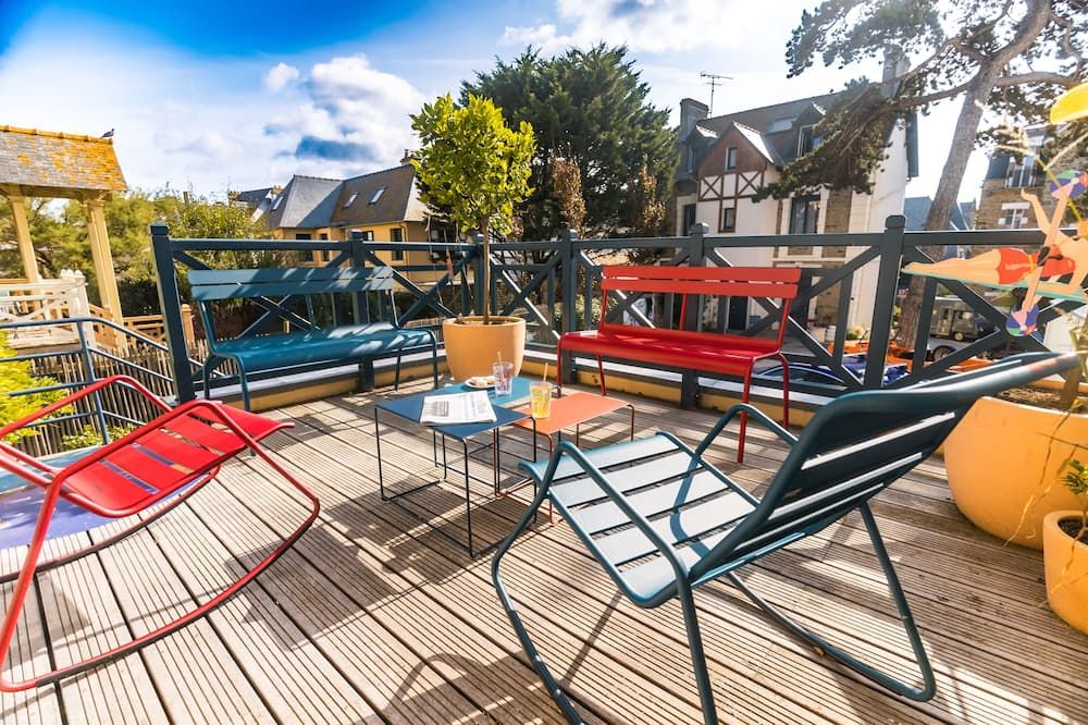 هوتل ليه شاغميت - سان مالو - شرفة