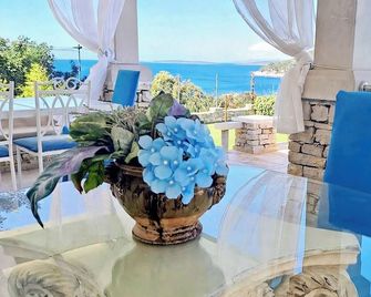 Apartment 'Fantasy' with 2 bed rooms, terraces, swimming pool, jacuzzy. Sea view - Vela Luka - Balcon