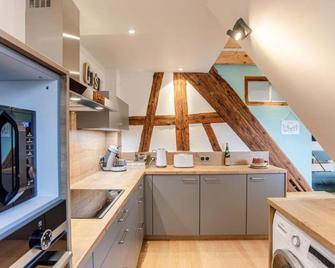 Gîte La Rodernelle - Sauna privatif - Climatisation - Vue sur le Château du Haut Kœnigsbourg - Rodern - Cocina