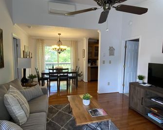 Sweet Stopover-5 star-DT Blowing Rock -walk to everything/3rd floor/balcony! - Blowing Rock - Living room