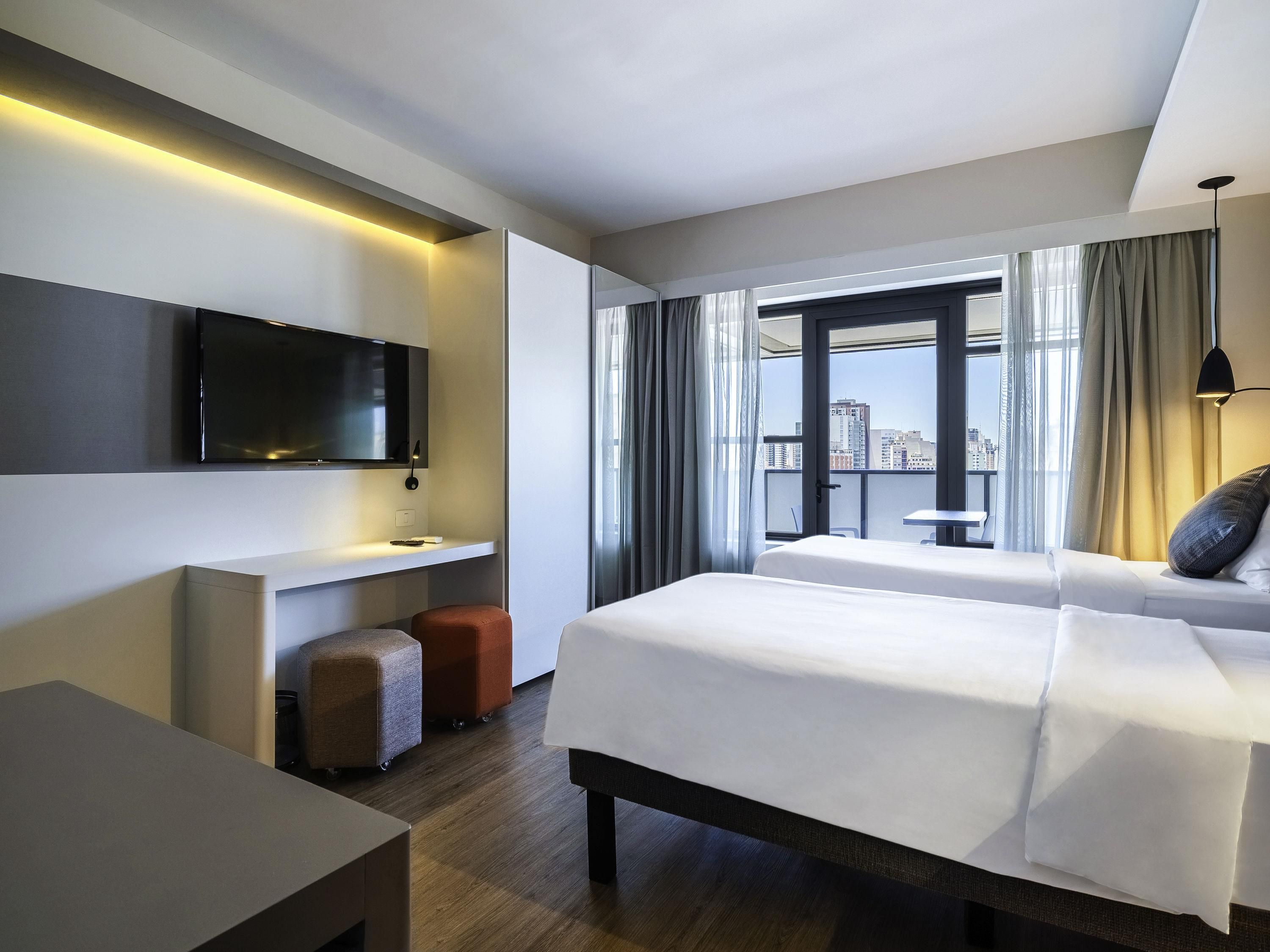 ميركيور ساو باولو بارا فوندا - ساو باولو - غرفة نوم