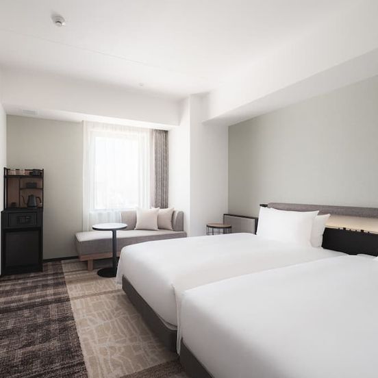 Bedroom view of Nest Hotel Naha Nishi