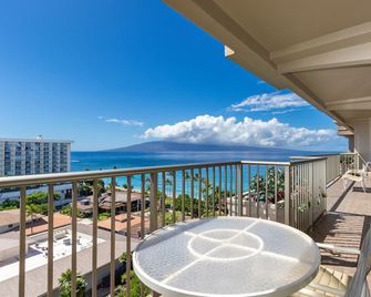 Aston Whaler at Kaanapali 1173: 2 Br Ocean View corner Suite on the 11th Fl - Lahaina - Balcón