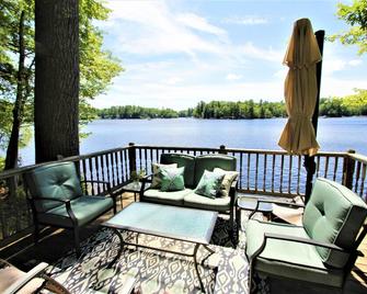 Escape to Serenity: Your Private Maine Lakefront Awaits at Little Sebago Lookout - Gray - Balcony