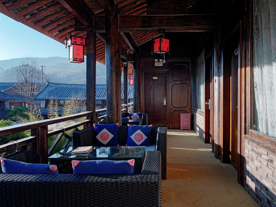 Lijiang Tasting Shuhe Yododo Inn - ליז'יאנג - מרפסת