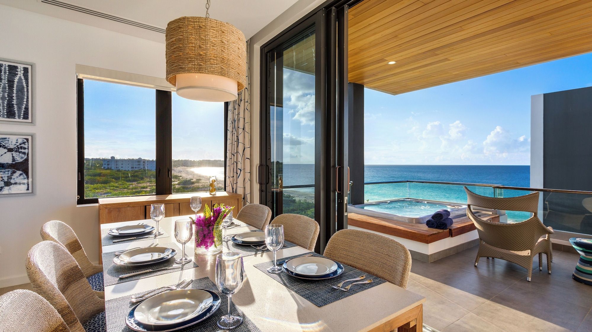 Tranquility Beach Anguilla - Long Bay Village - חדר אוכל