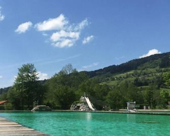 Ferienwohnungen Scholl - private Sauna oder Infrarotkabine - Bad Hindelang - Pool