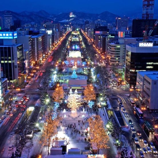 Outdoors view view of Nest Hotel Sapporo Odori