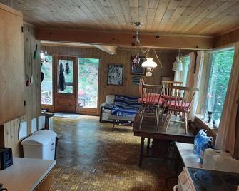 Cottage with 40' Dock! Beautiful lake with excellent fishing. - Port Loring - Sala de estar