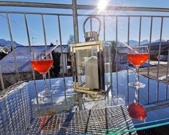 Apartment Alpenblick, 1 bedroom - Holiday apartment Sonnenschein - Rieden am Forggensee - Balcony