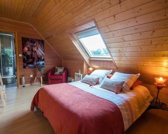 L'Ecrin de Bois et son spa - Mur-de-Bretagne - Chambre