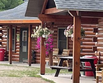 Perfect for Couples, Pet Friendly, Bear Theme, Log Cabin, Fireplace - Mountain - Patio