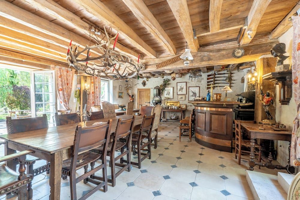 Maison d'hôtes Moulin du Bas Pesé - Bracieux - Sala pranzo