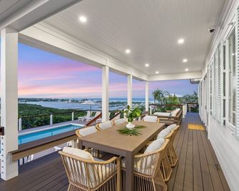 'Incommunicado' New Build! Solar/Gen, 35 Boat Slip, Pool, Gym. Hope Town Bahamas - Hope Town - Balcony