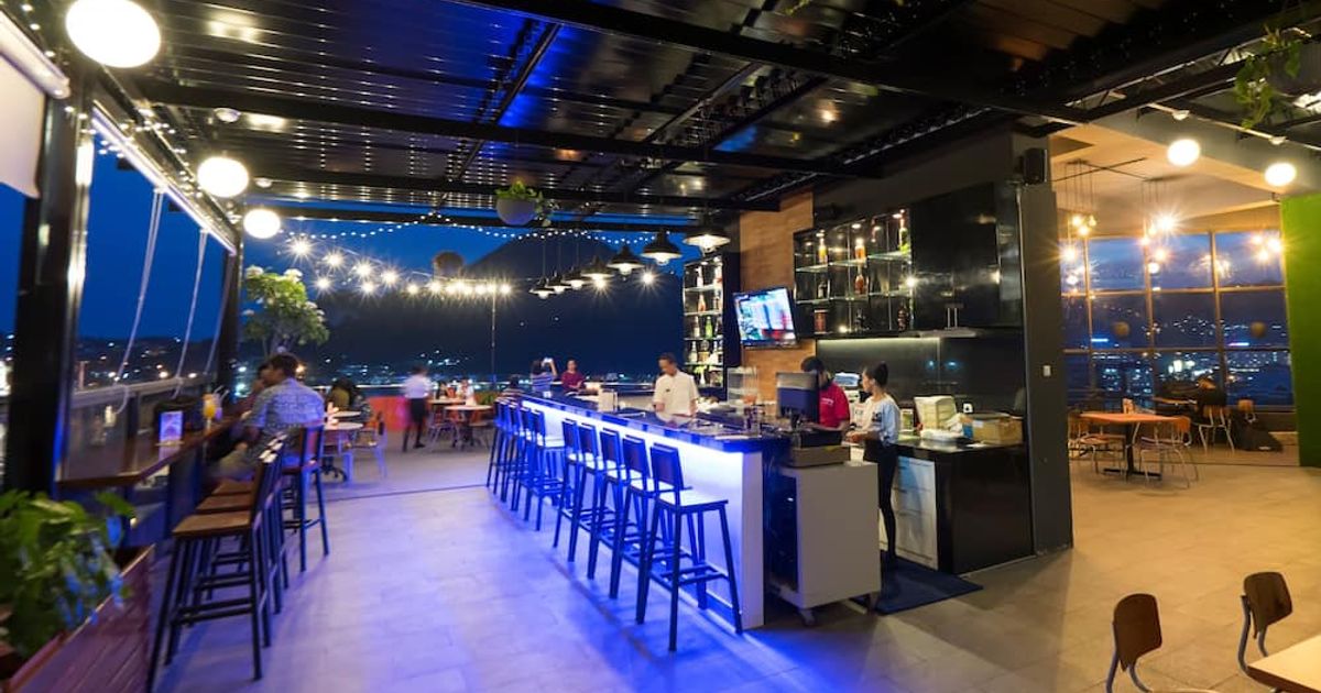 Dining Room Jayapura Counter Height Table Front One Hotel